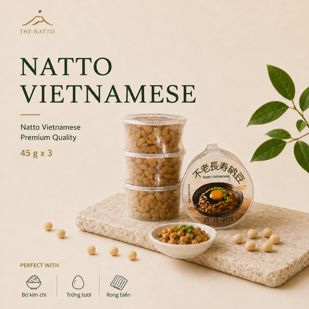 ベトナム産納豆 45g×3パック