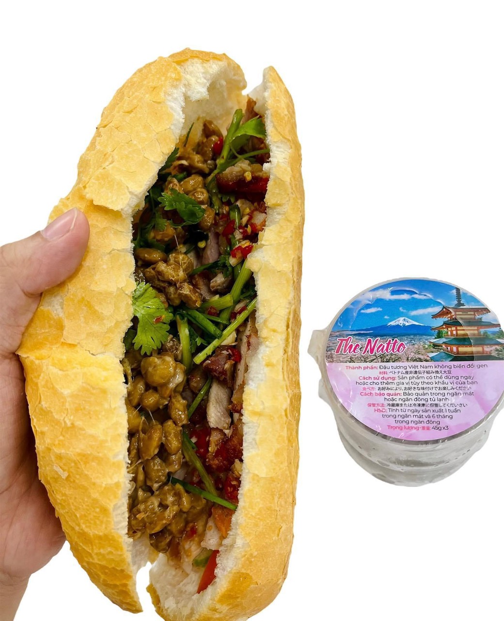 Natto đậu Việt Nam 45g x 3 hộp