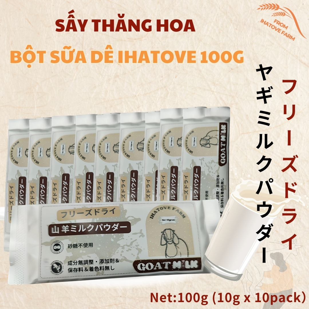 BỘT SỮA DÊ SAANEN 100G – NO Sugar